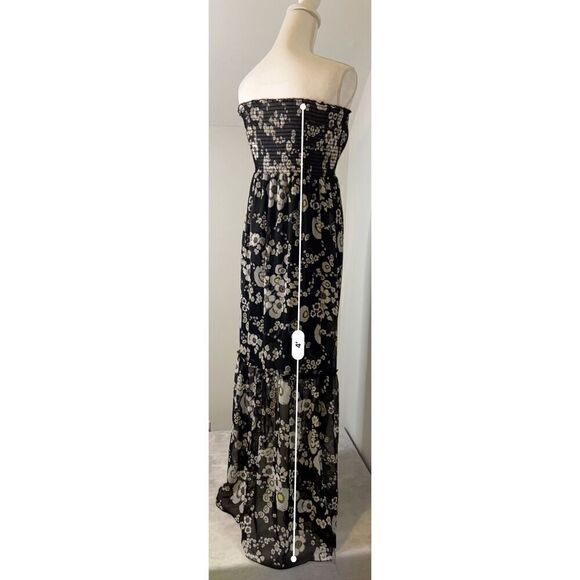 Vintage y2k Vertigo Paris Daisy Floral Maxi Tube Dress S - Picture 5 of 7
